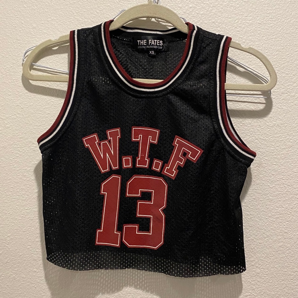 The Fates W.T.F. DIY Cropped Basketball Jersey